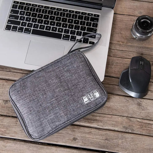 Portable Electronics Organizer Bag