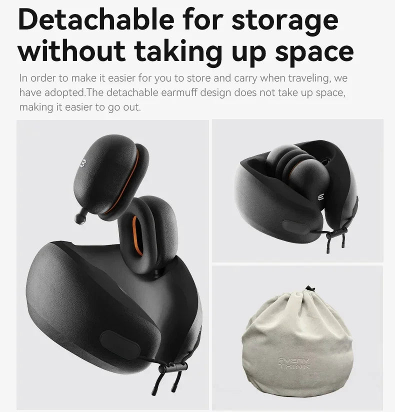 Noise Cancelling U-shaped Neck Pillow