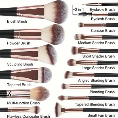 Professional Soft Fluffy Makeup Brushes Set