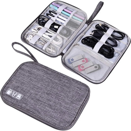 Portable Electronics Organizer Bag