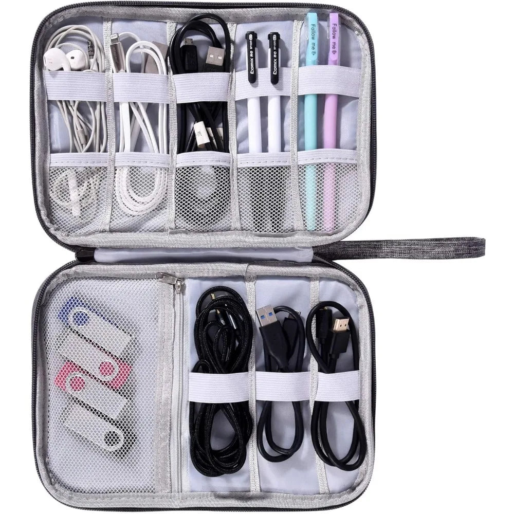 Portable Electronics Organizer Bag